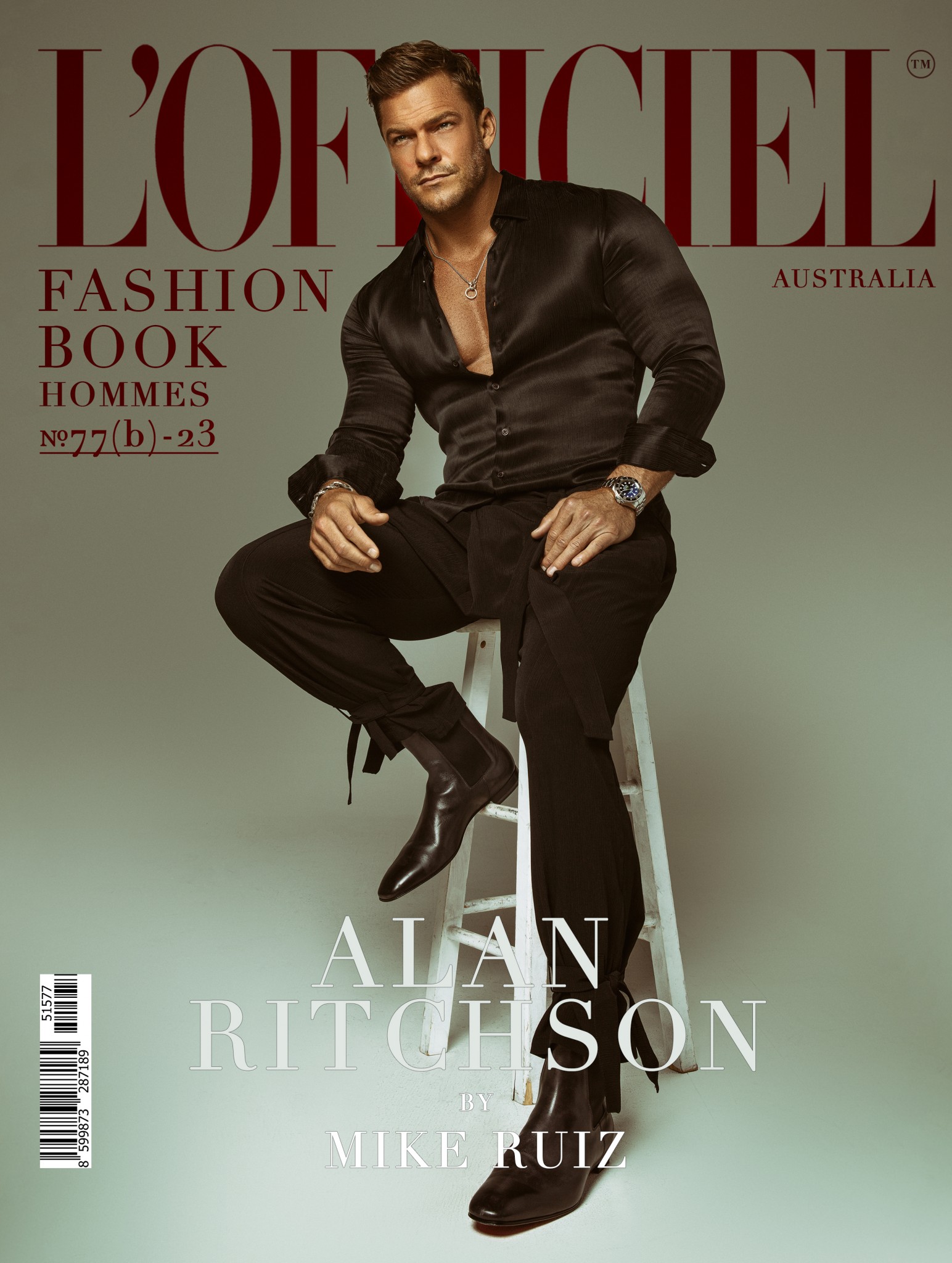 Alan Ritchson Fashion Book L Officiel Australia